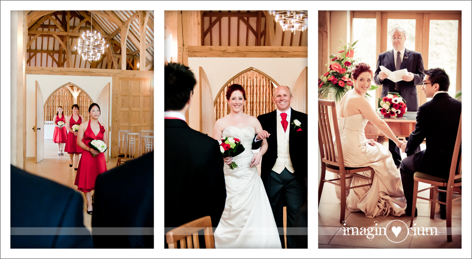 Wedding photography at Rivervale Barn