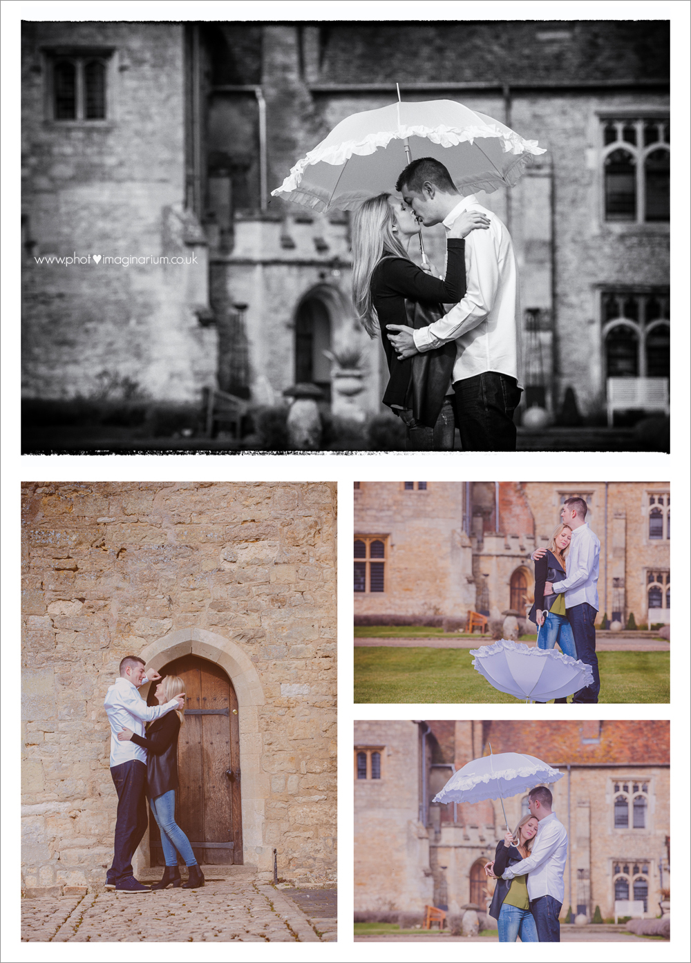Notley Abbey engagement session